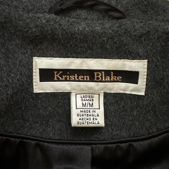Kristen Blake Wool Jacket. Dark Gray. - Picture 10 of 10